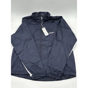 American Express Men's Dual Color Windbreaker Jacket Black/White | NWT Size M‎
